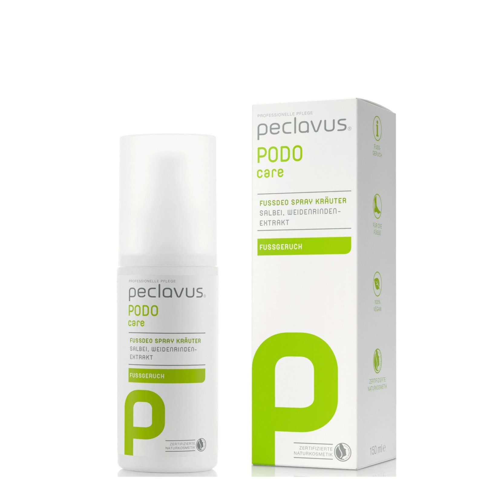 peclavus® PODOcare Herbal Foot Deodorant Spray - Image 2
